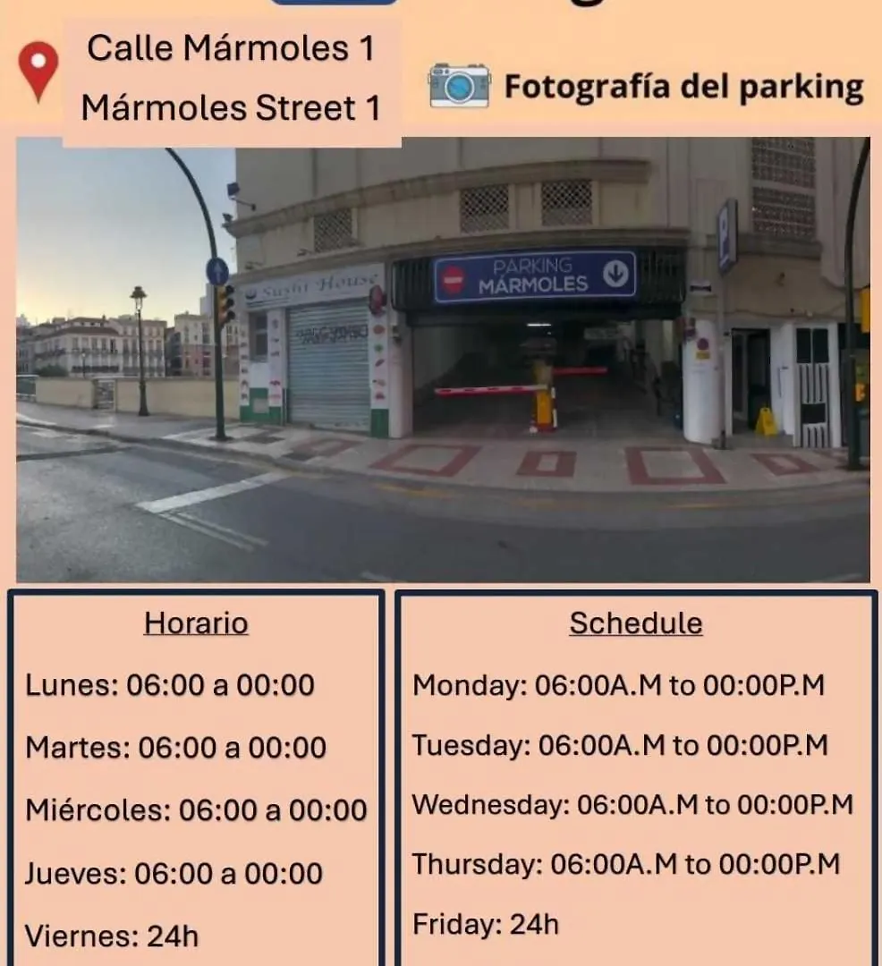 3 Rooms Y 3 Baths Y Aparcamiento Catedral 말라가